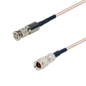shumee SDI kabel mini BNC vtič / DIN1.0/2.3 vtič 75ohm 1m