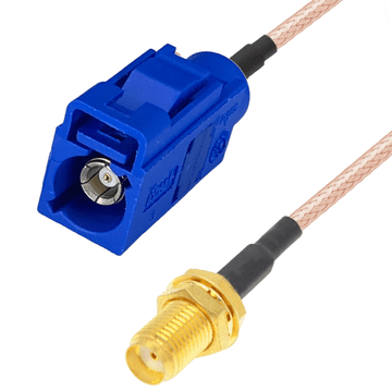 shumee Pigtail FAKRA C vtičnica / SMA vtičnica RG316 50cm