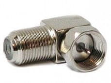 shumee Adapter F vtičnica / F vtič KOTNI 2 kosa!!!