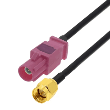 shumee Pigtail FAKRA H vtič / SMA vtič RG174 50 cm