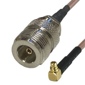 shumee Pigtail MMCX vtič / N vtičnica RG316 12m