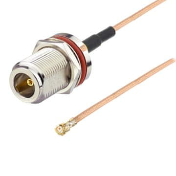 shumee Pigtail UFL ženski / N vtičnica BH RG178 10cm
