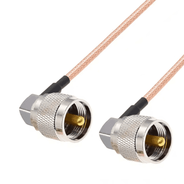 shumee Pigtail UHF vtič / UHF vtič KOTNI RG316 1m