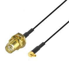 shumee Pigtail MMCX RA vtič / SMA vtičnica RF1.37 5cm