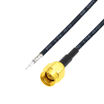 shumee Pigtail SMA vtič / spajkalna vtičnica RG174 1,2 m