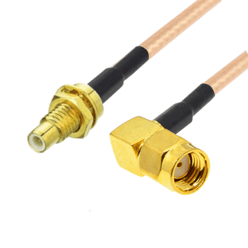 shumee Pigtail SMA-RP vtič RA / SMC različica BH RG316 30 cm