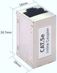 shumee Spojnik Ethernet kabla Cat.5e STP 2 x RJ45 vtičnica