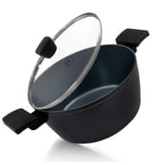 BE Living Lonec s pokrovom Delight Black 24 cm