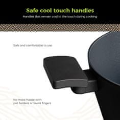 BE Living Lonec s pokrovom Delight Black 24 cm