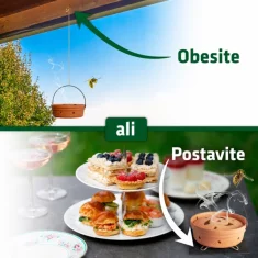 Roland Keramična posoda za odganjanje os in drugih insektov s kavnim dimom