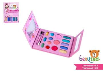 Otroški set ličil za ličenje beauted paleta z ogledalom na magnetnem zapiranju v foliji