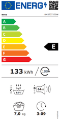 Beko BM3T372E0W sušilni stroj, 7 kg