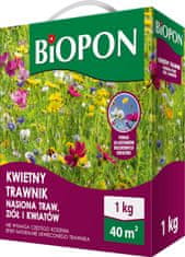 Biopon Cvetoča trata - mešanica semen trave, zelišč in cvetja 1KG - BR BIO-1931