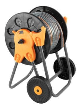 NEO Voziček za vrtno cev, plastičen, do 60 m cevi 1/2'' - T N15-793