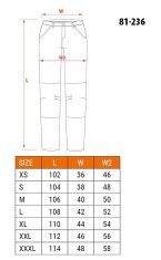 Delovne hlače iz džinsa, velikost XL - T N81-236-XL