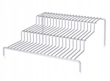 Koopman Kuhinjski organizator kovinski odcejalnik srebrn 26x25x11,5 cm 1 kos.