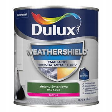 Dulux Weathershield akrilni emajl za kovino in les, smrekasto zelena 0,7 l