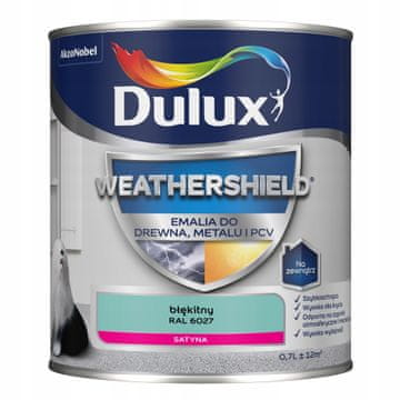 Dulux Weathershield akrilni emajl za kovino in les moder 0,7 l