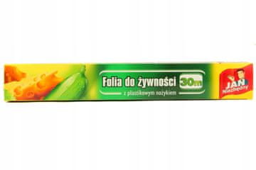 Jan Niezbędny folija za živila z rezilom za pakiranje in shranjevanje 30 m