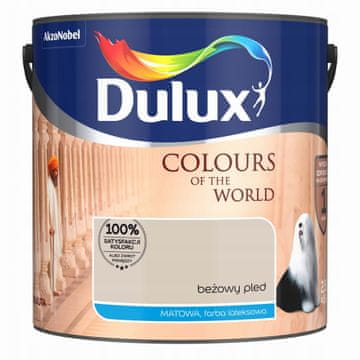 Dulux Kolory Świata lateks stenska barva Bež Plaid mat 2,5 l