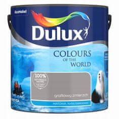 Dulux Kolory Świata lateks stenska barva Grafit Twilight mat 2,5 l