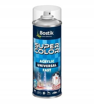 Bostik Super Color Acrylic Hitri akrilni lak v spreju brezbarven 400 ml