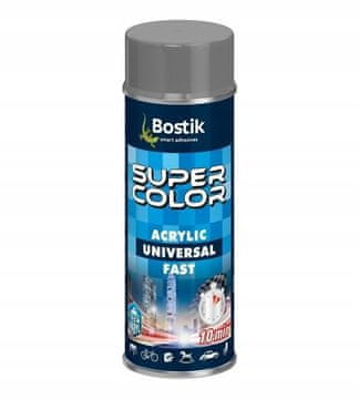 Bostik Super Color Acrylic Hitri akrilni lak v spreju za aluminij 400 ml