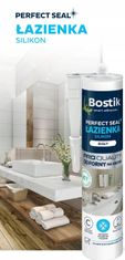 Bostik Perfect Seal kopalniški sanitarni silikon, bel, 280 ml