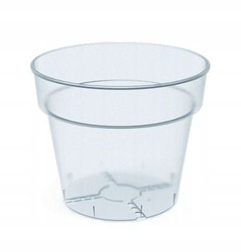 Prosperplast Planti prozoren plastični lonček za gojenje sadik 12,4 cm