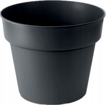 Prosperplast Plastični lonček za gojenje sadik, črn, 23,5 cm, Planti