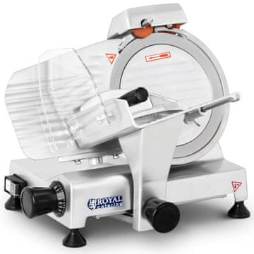Royal Catering Električni rezalnik za mesne izdelke za trgovine PRO 220 mm