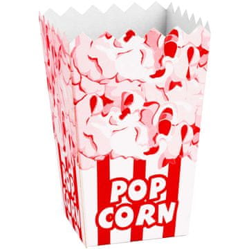 GSG24 Kartonska škatla za popcorn 7 x 14,5 x 9 cm, srednja, 0,75 l, 100 kosov.