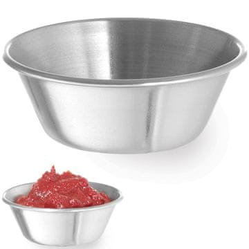Hendi Posoda Ramekin, posoda iz nerjavečega jekla za omake in pomake, premer 62 mm, 12 kosov, 45 ml - 400012