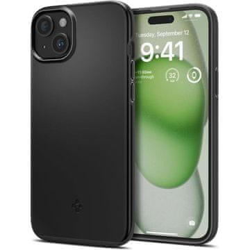 Spigen Zaščitni ovitek za iPhone 15 Plus Thin Fit, črn