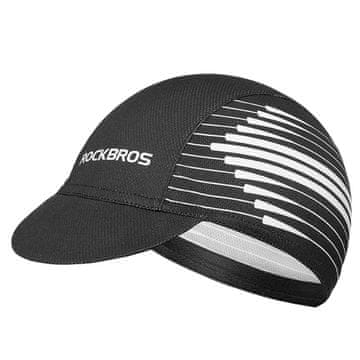 ROCKBROS Kolesarska kapa z ščitnikom, obseg glave 56–61 cm – črna