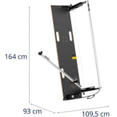 MSW Stroj za rezanje stiropora, termični nož, dolžina 1300 mm, globina 350 mm, 200 W