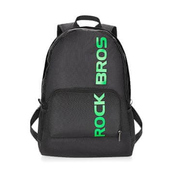 ROCKBROS Vodoodporen zložljiv športni nahrbtnik 46,5 x 38 cm, 18 l – črn