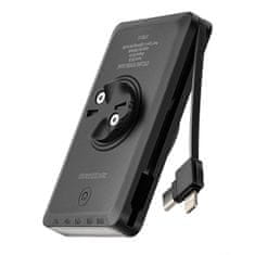 ROCKBROS 2v1 sprednja kolesarska luč 150lm za pult s 5000mAh powerbank IPX6 - črna
