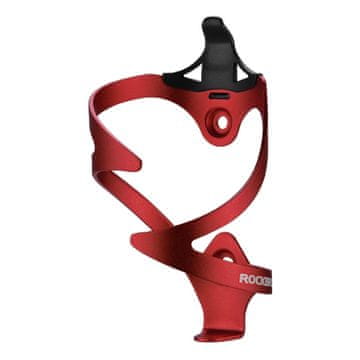 ROCKBROS Aluminijasti nosilec za kolesarsko steklenico – rdeč