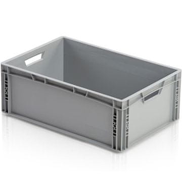 PP škatla za shranjevanje in transport 1/4 eur 600x400x220 mm
