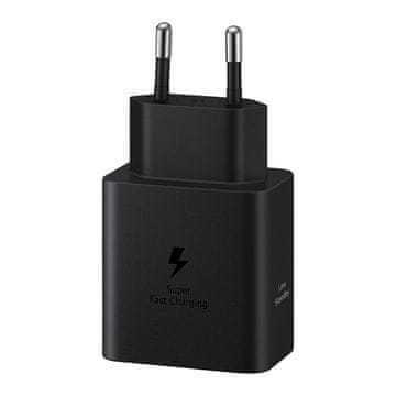 Samsung Samsungov omrežni polnilnik 45 W, 4,05 A, 1x USB-C + kabel – črn