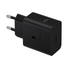 Samsung Samsungov omrežni polnilnik 45 W, 4,05 A, 1x USB-C + kabel – črn