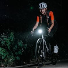 ROCKBROS Sprednja kolesarska luč 5000 mAh, 1500 lm, IPX6, z držalom za Garmin in GoPro – črna