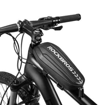 ROCKBROS Kolesarska torba za pritrditev na krmilo ali okvir, 3 l, B62-1 – črna