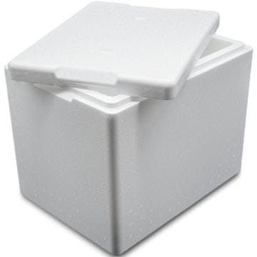 Termobox termo škatla iz stiropora s pokrovom, certifikat pzh, 395x295x320mm, 20L