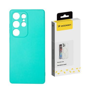 WOZINSKY Silikonski etui za Samsung Galaxy S25+ Silicone Case – mint