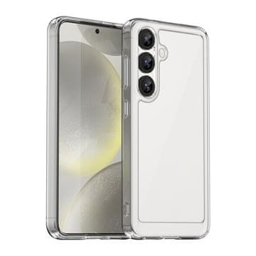 HURTEL Etui z żelową ramką na Xiaomi Poco F7 Pro Outer Space Case - przezroczyste