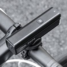 ROCKBROS Lm sprednja kolesarska luč s kablom USB-C - USB-A - črna