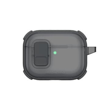 Ovitek Titan Pro Mag za AirPods Pro 3, prozoren – črn