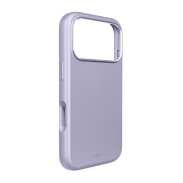 Puro Ohišje z aluminijastimi gumbi za iPhone 17 Pro Max Pure Icon Mag Pro Liquid Silicone MagSafe – sivka